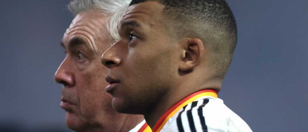 Arde Real Madrid: Ancelotti destrozó a sus jugadores y sólo rescató a Mbappé