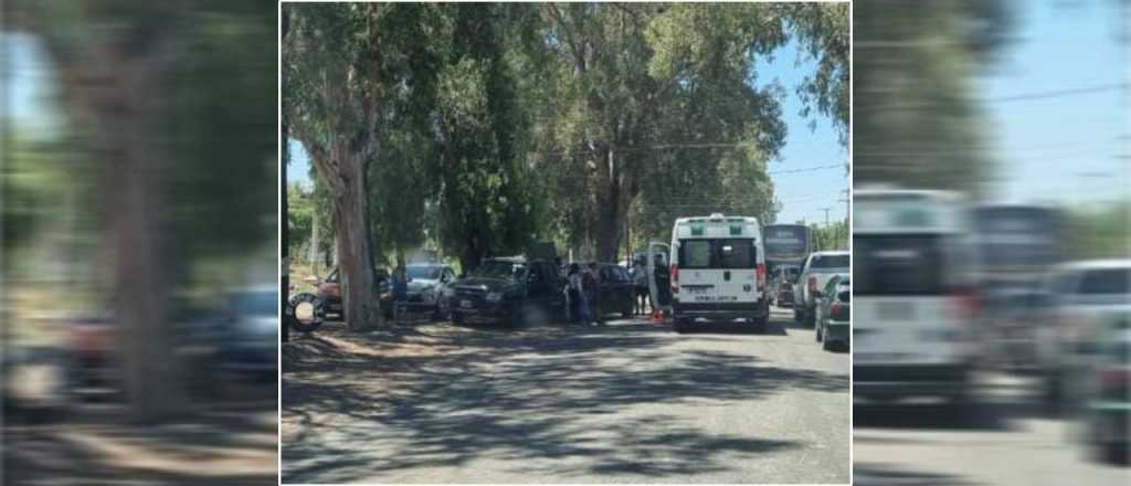 Tres heridos en un fuerte accidente en San Martín