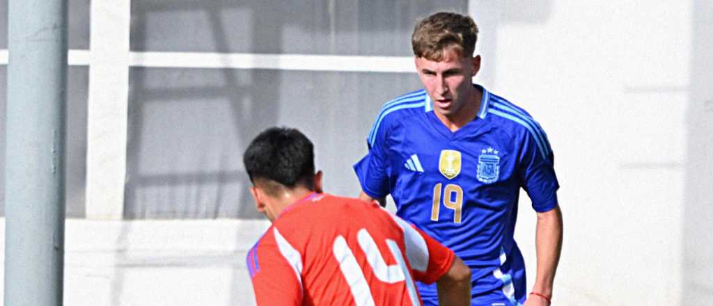 Con gol de Santino Andino, Argentina venció a Chile en un amistoso