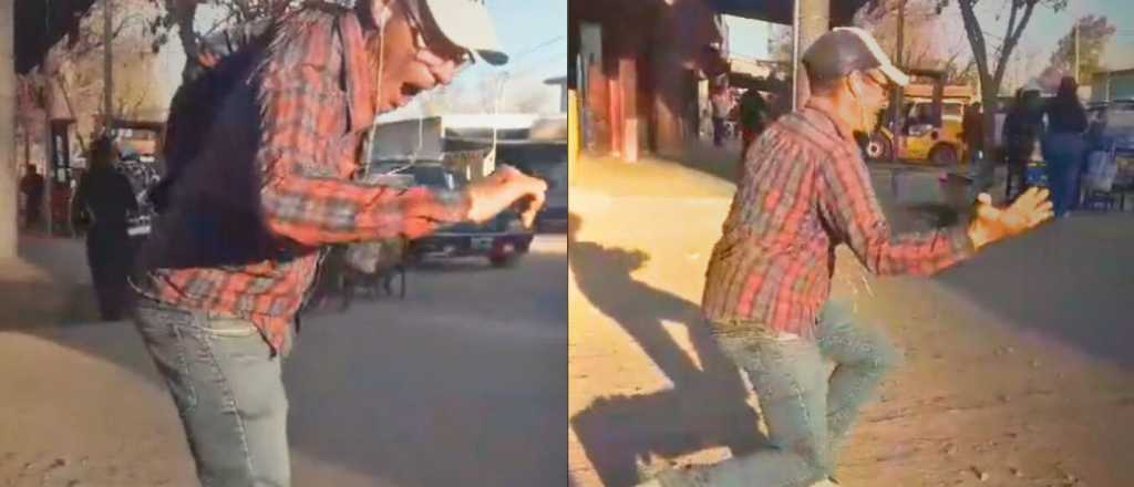 A todo ritmo: un hombre se vuelve viral por tirar pasos en Ugarteche