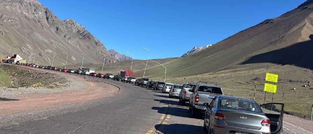 Paso complicado: cinco horas de demora para cruzar a Chile 