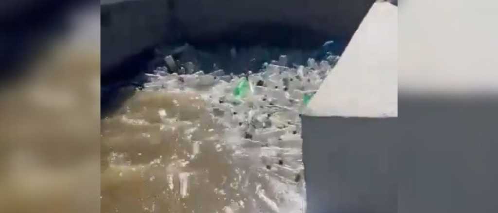 Video: la basura en un canal de San Martín y el grave problema de ser sucios