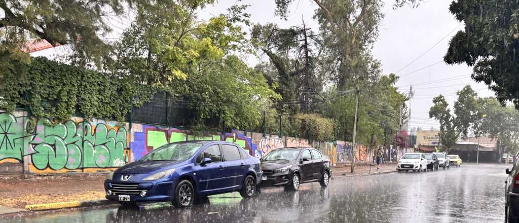 Videos: una fuerte tormenta azotó a todo el Gran Mendoza 