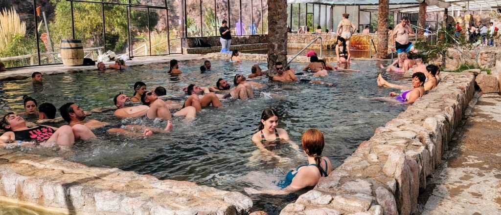 Termas de Cacheuta, relax en un metro cuadrado