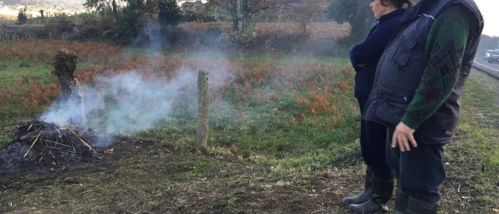 Sufrió quemaduras al prender fuego malezas en Rivadavia