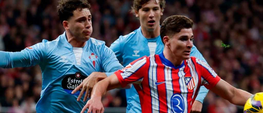 El Atleti del Cholo igualó con el Celta y dejó pasar una gran chance