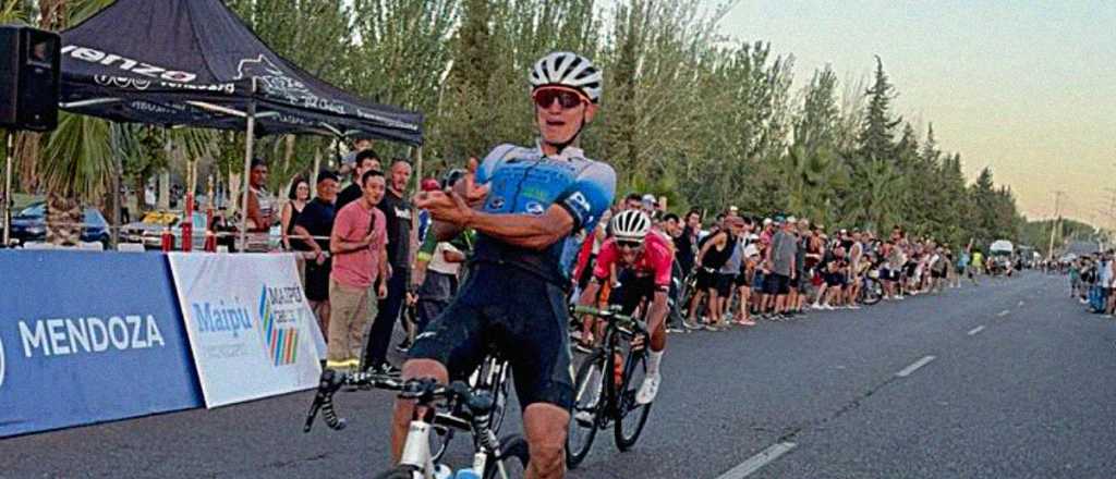 Tomás Moyano ganó la cuarta etapa de la Vuelta de Mendoza
