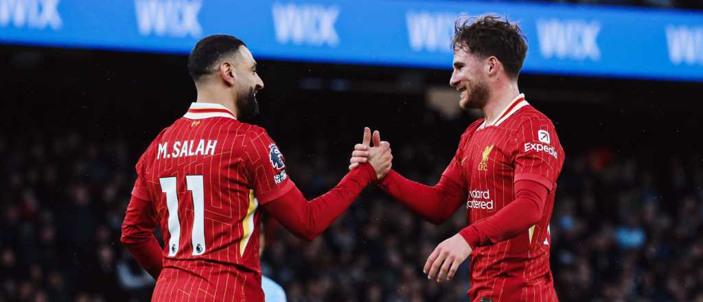 El Liverpool de Mac Allister venció al City y se afianza en lo más alto