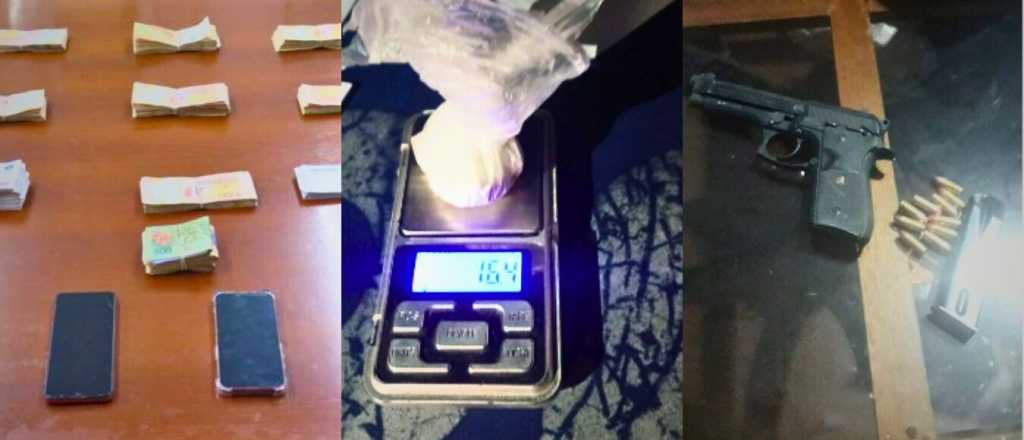 Desarticulan una red narco que vendía en el Gran Mendoza y el Valle de Uco