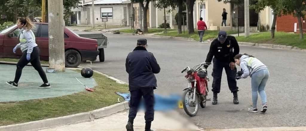 Murió un mendocino por un fuerte accidente de moto en La Pampa