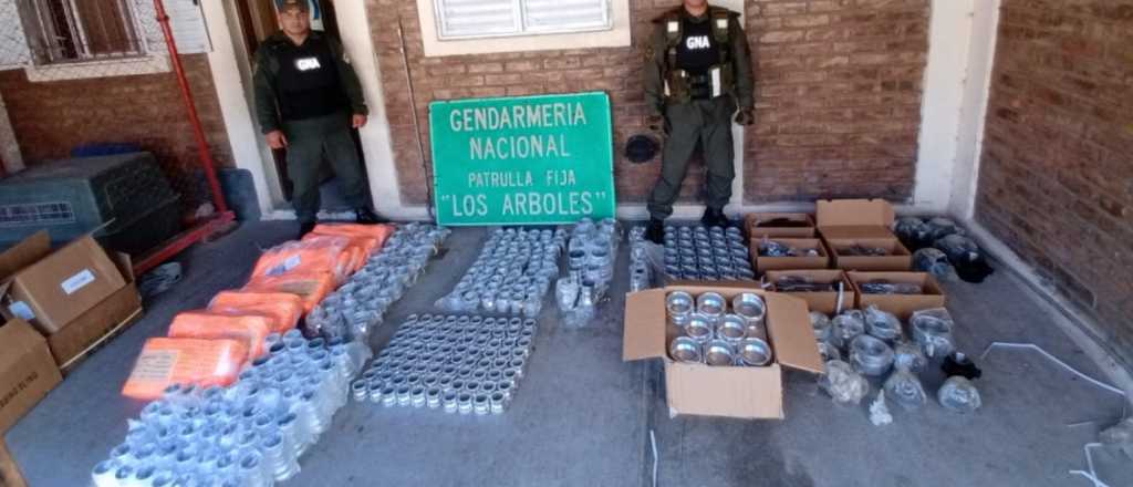 Secuestraron un millonario contrabando en Uspallata que venía desde Chile
