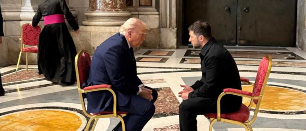Trump y Zelensky hablaron a solas en la basílica de San Pedro