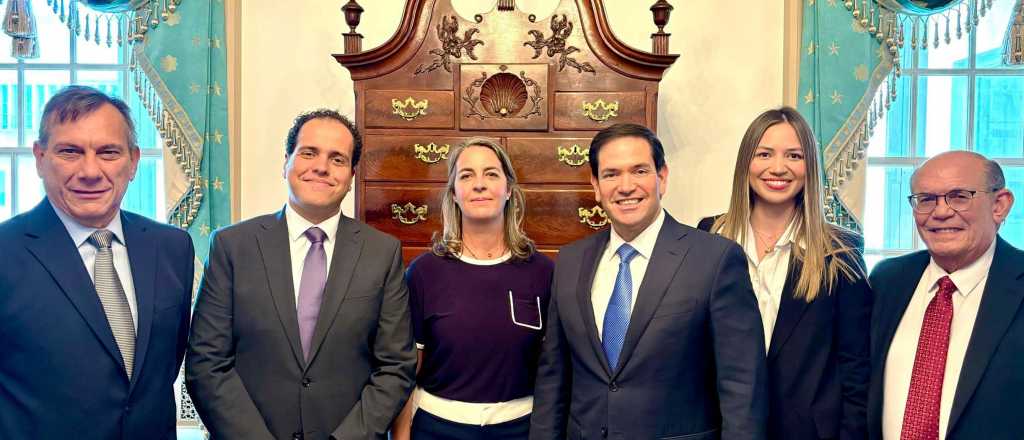 Rubio se reunió con los venezolanos rescatados de la embajada argentina