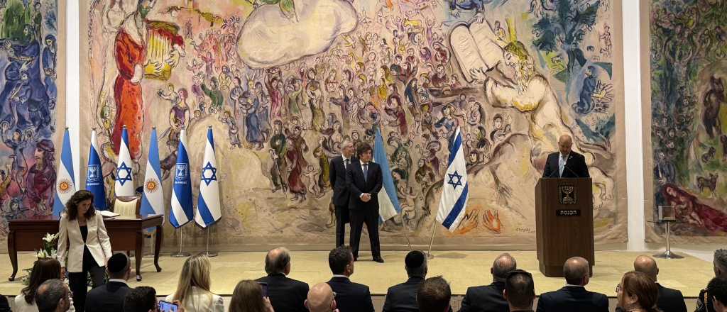 Milei habló en la Universidad de Jerusalén sobre la condena a CFK