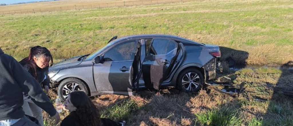 Se durmió el chofer de la diputada Bonacci y chocaron en la ruta