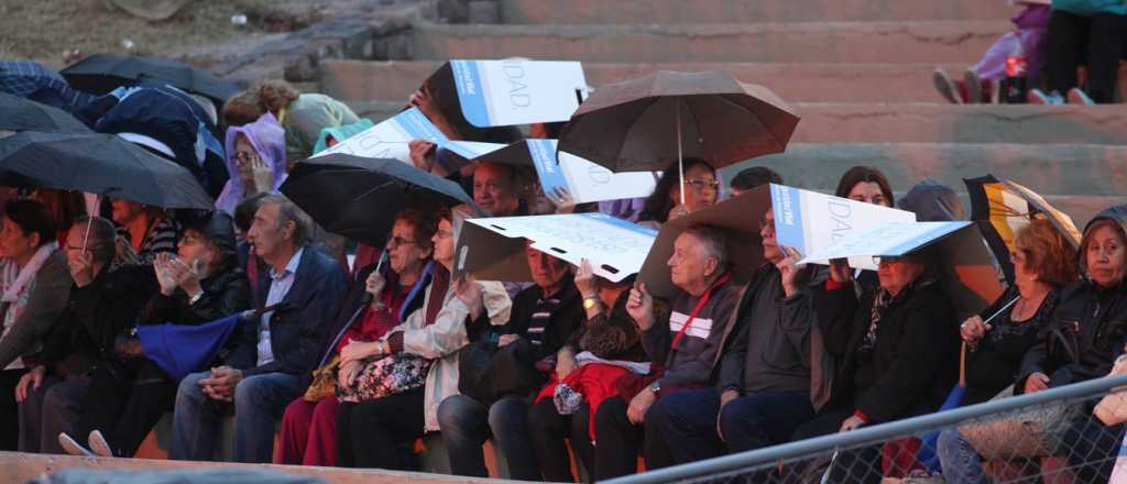 ¿Lloverá en la noche del Acto Central?