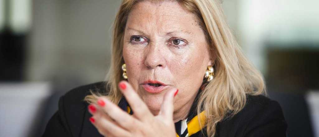 Carrió acusó a Stiuso, Angelici y De Vido de operar contra Gómez Centurión