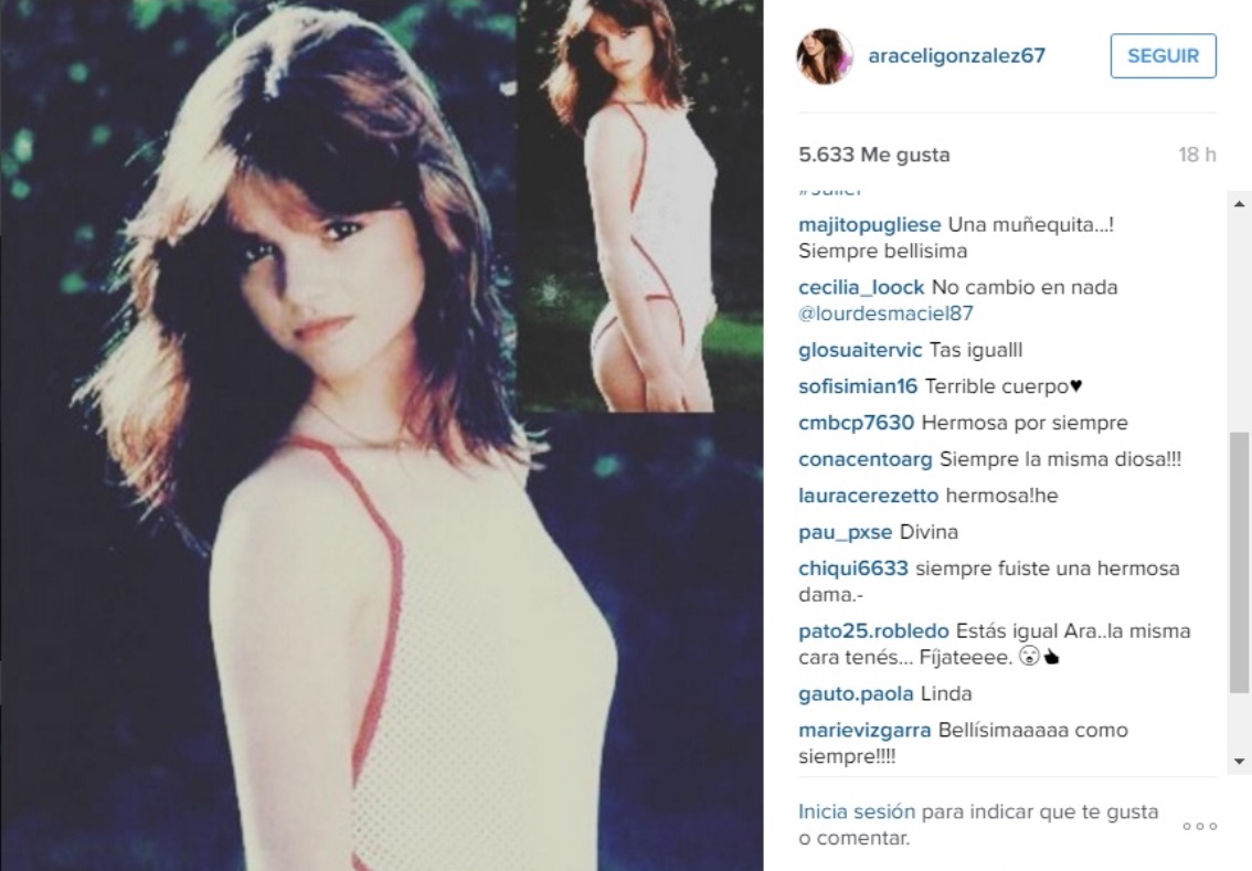 Araceli González Mostró Una Foto Retro Que Revolucionó Instagram Mendoza Post 