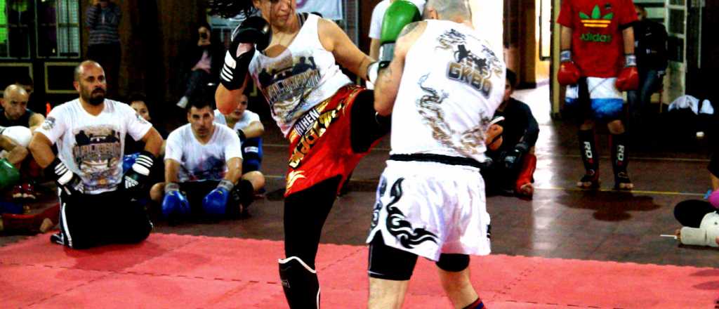 Es mendocina y es la campeona argentina, sudamericana y mundial de kick boxing